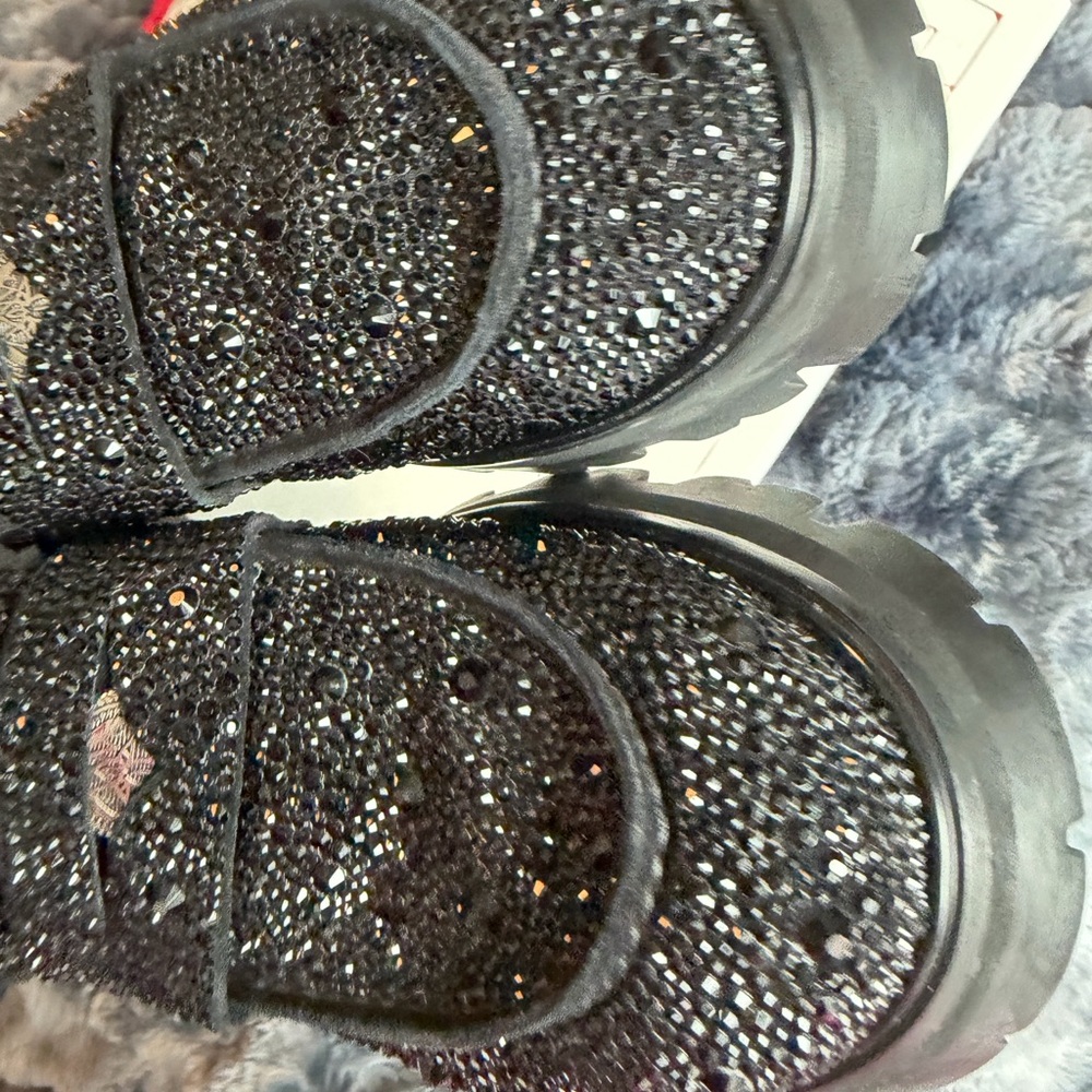 Alexander McQueen Black Embellished Men's Loafers - Picture 7 of 15